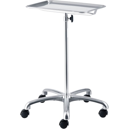 Global Industrial Mayo Instrument Stands, Chrome, 30 to 50 in H, 23 in W 436948
